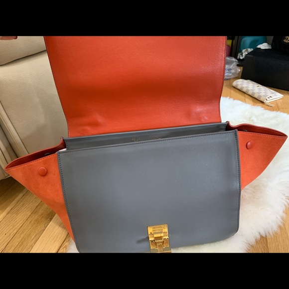 Celine Medium Trapeze Tricolor - Picture 4 of 7